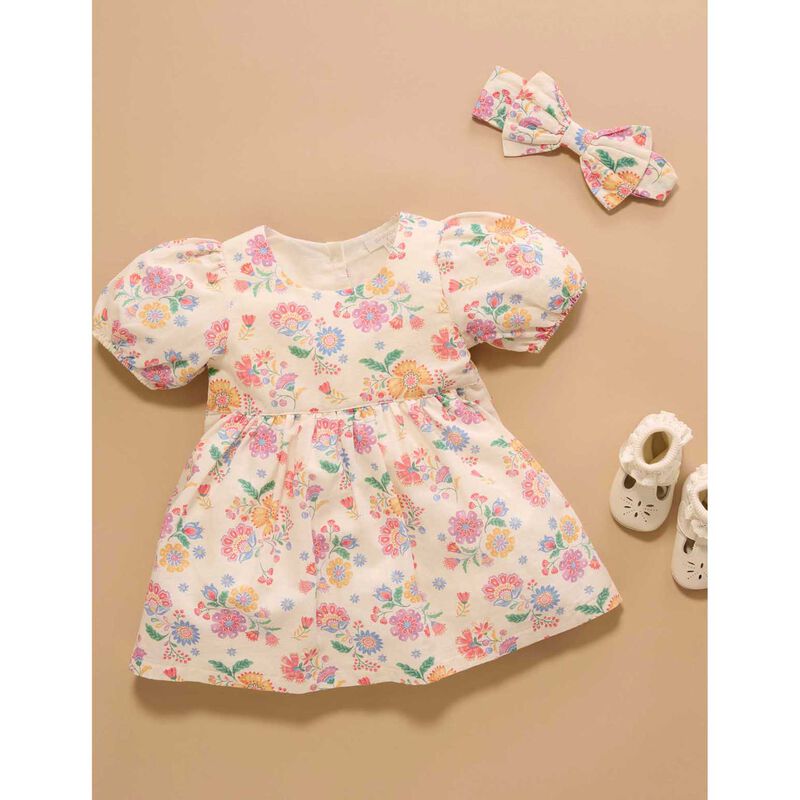 Purebaby Linen Blend Dress image number 1